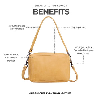 Classic Leather Crossbody Purse